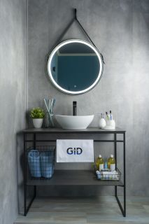 Раковина Gid N9138 51178 накладная белая 41x34x15